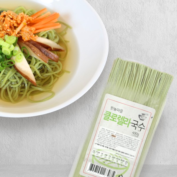 순수한 재료 웰빙 클로렐라 국수 400g