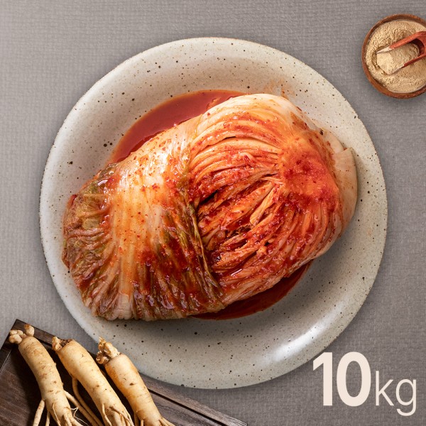 6년근 금산인삼을 갈아 넣은 면역인삼김치 10kg