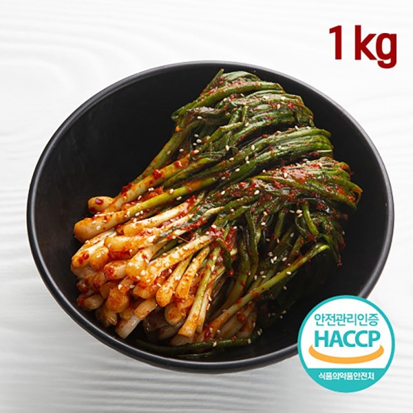 알싸한 파의 향기와 아삭아삭 정성파김치 1kg