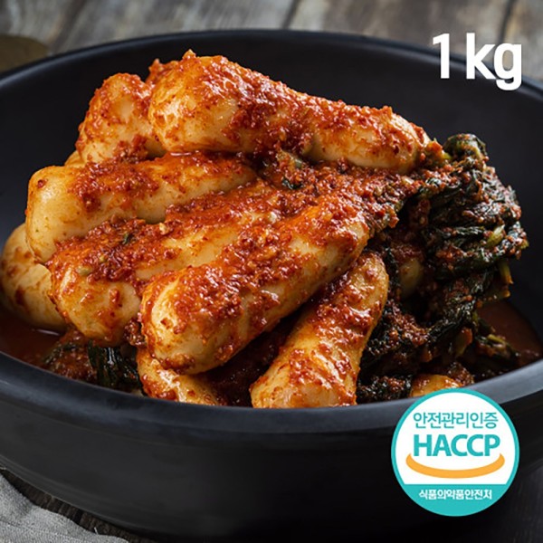 아삭한 식감과 단 맛 정성총각김치 1kg