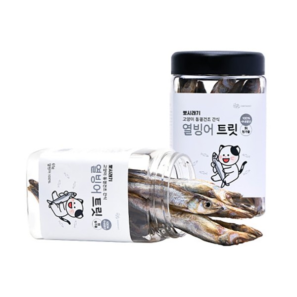 고양이 동결건조 간식 열빙어 트릿 65g