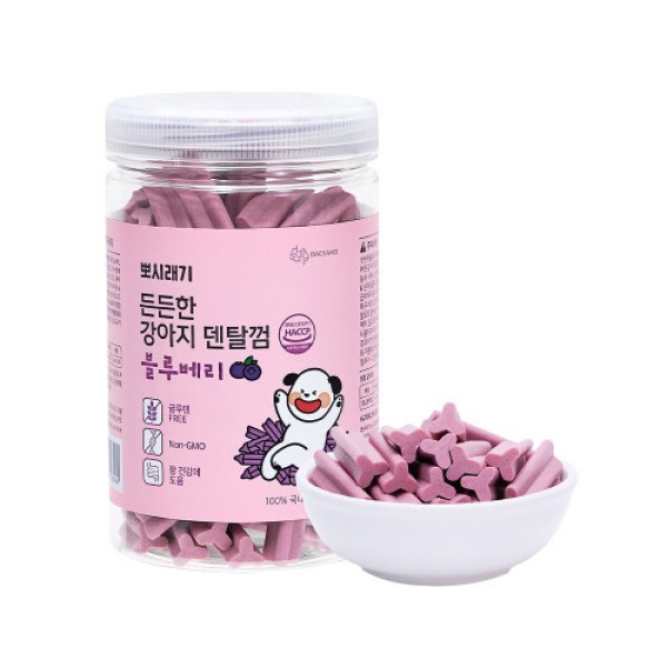 든든한 강아지 덴탈껌 블루베리 300g
