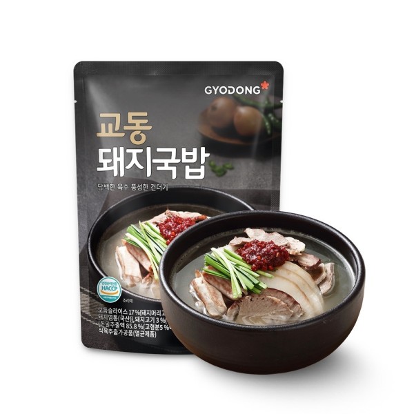 국내산 돼지고기로 깔끔하고 담백한 돼지국밥 500g(실온)