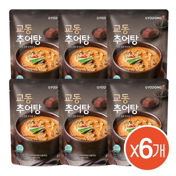 묵직하고 진한 추어로 맛을낸  추어탕 450g(실온) X6팩